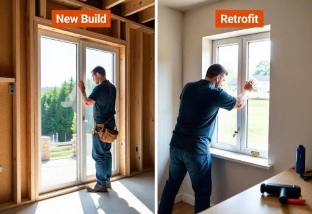 New Build Windows vs. Retrofit